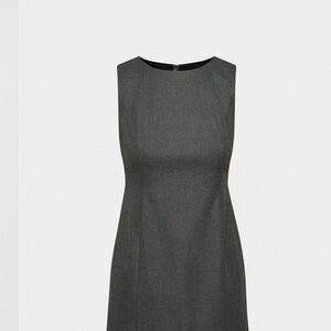 NWT Aritzia Wilfred Fiona Sleeveless Charcoal Gray Dress
